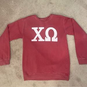 Chi Omega Comfort Colors Sweatshirt Crewneck